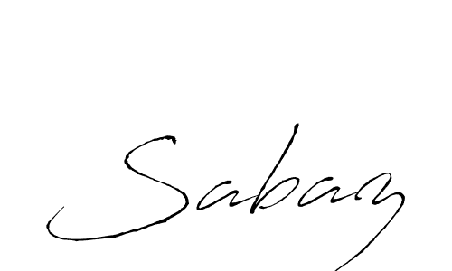 Make a beautiful signature design for name Sabaz. With this signature (Antro_Vectra) style, you can create a handwritten signature for free. Sabaz signature style 6 images and pictures png