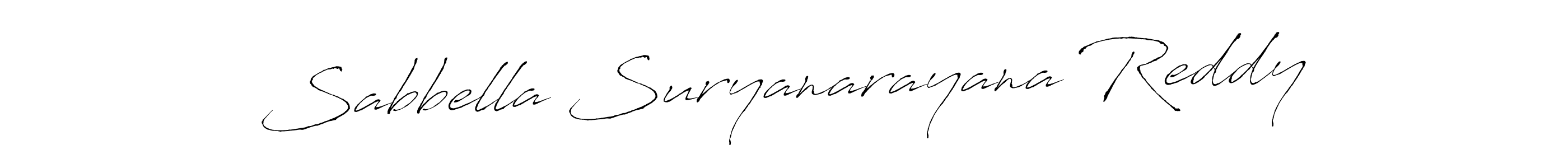 How to make Sabbella Suryanarayana Reddy signature? Antro_Vectra is a professional autograph style. Create handwritten signature for Sabbella Suryanarayana Reddy name. Sabbella Suryanarayana Reddy signature style 6 images and pictures png