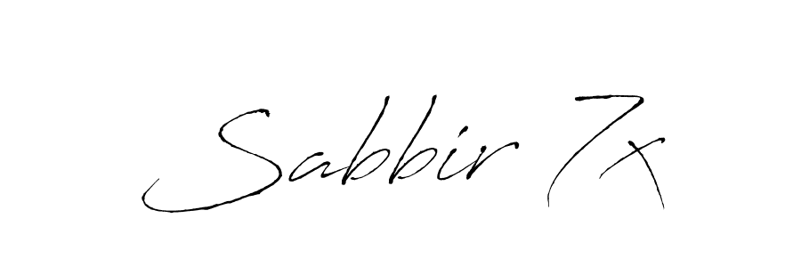 Sabbir 7x stylish signature style. Best Handwritten Sign (Antro_Vectra) for my name. Handwritten Signature Collection Ideas for my name Sabbir 7x. Sabbir 7x signature style 6 images and pictures png