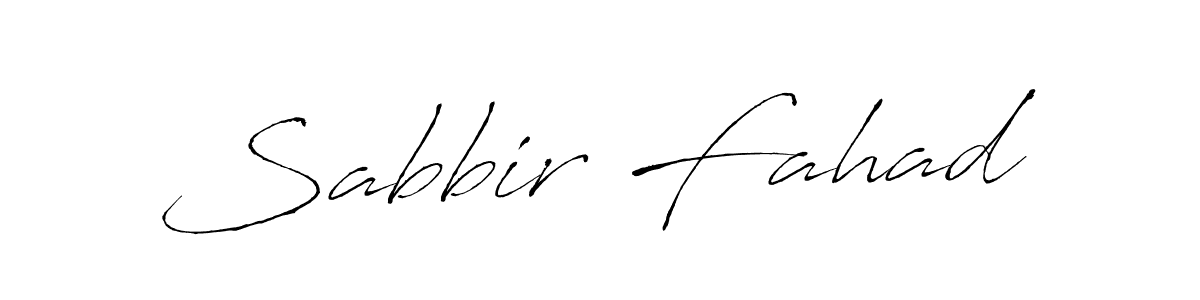 Create a beautiful signature design for name Sabbir Fahad. With this signature (Antro_Vectra) fonts, you can make a handwritten signature for free. Sabbir Fahad signature style 6 images and pictures png