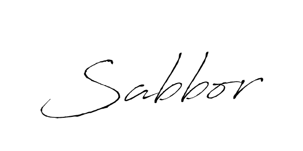 Also we have Sabbor name is the best signature style. Create professional handwritten signature collection using Antro_Vectra autograph style. Sabbor signature style 6 images and pictures png