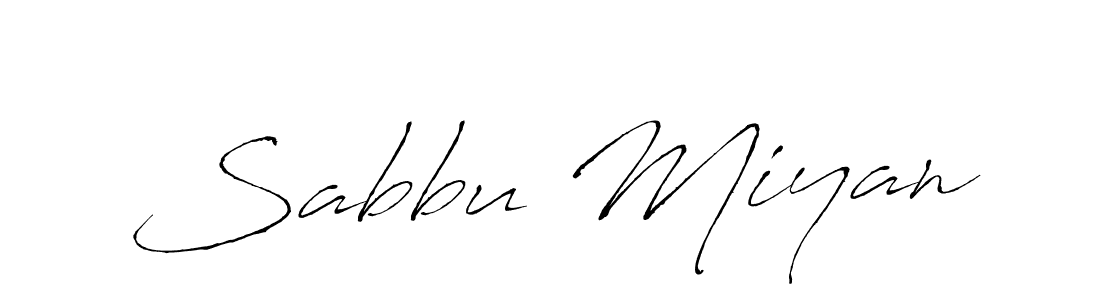 Design your own signature with our free online signature maker. With this signature software, you can create a handwritten (Antro_Vectra) signature for name Sabbu Miyan. Sabbu Miyan signature style 6 images and pictures png