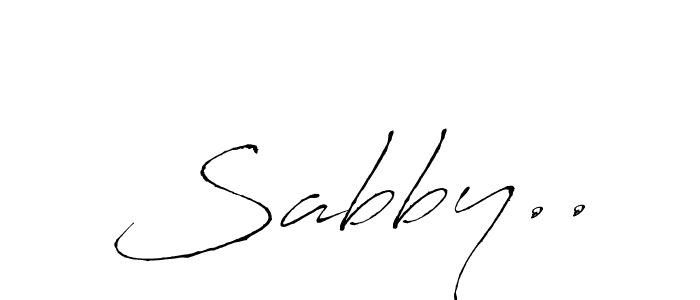 It looks lik you need a new signature style for name Sabby... Design unique handwritten (Antro_Vectra) signature with our free signature maker in just a few clicks. Sabby.. signature style 6 images and pictures png