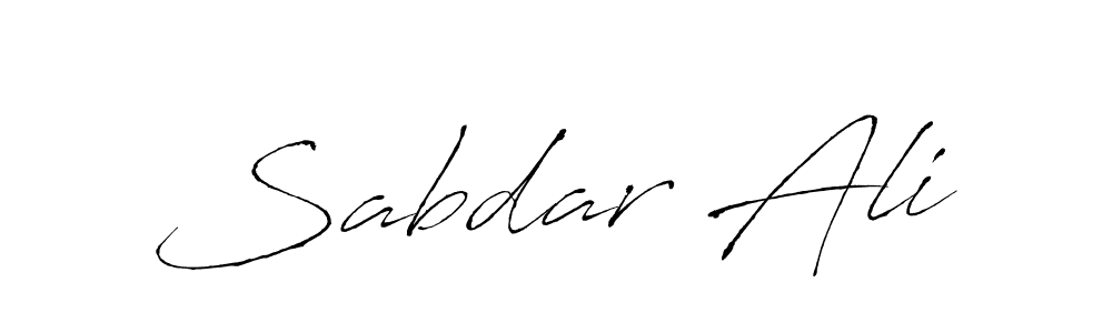 Sabdar Ali stylish signature style. Best Handwritten Sign (Antro_Vectra) for my name. Handwritten Signature Collection Ideas for my name Sabdar Ali. Sabdar Ali signature style 6 images and pictures png