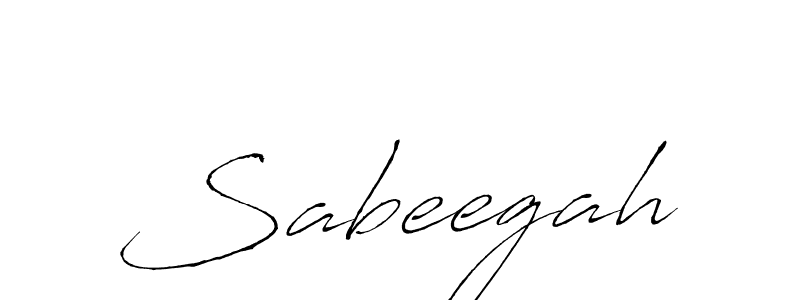 Make a beautiful signature design for name Sabeegah. With this signature (Antro_Vectra) style, you can create a handwritten signature for free. Sabeegah signature style 6 images and pictures png