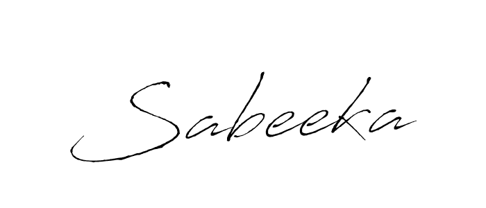 How to make Sabeeka name signature. Use Antro_Vectra style for creating short signs online. This is the latest handwritten sign. Sabeeka signature style 6 images and pictures png