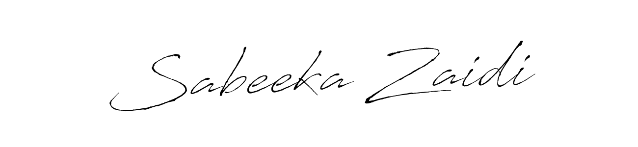 It looks lik you need a new signature style for name Sabeeka Zaidi. Design unique handwritten (Antro_Vectra) signature with our free signature maker in just a few clicks. Sabeeka Zaidi signature style 6 images and pictures png