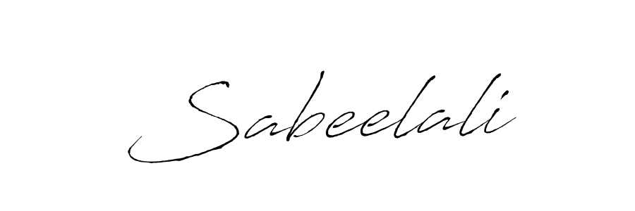 Design your own signature with our free online signature maker. With this signature software, you can create a handwritten (Antro_Vectra) signature for name Sabeelali. Sabeelali signature style 6 images and pictures png