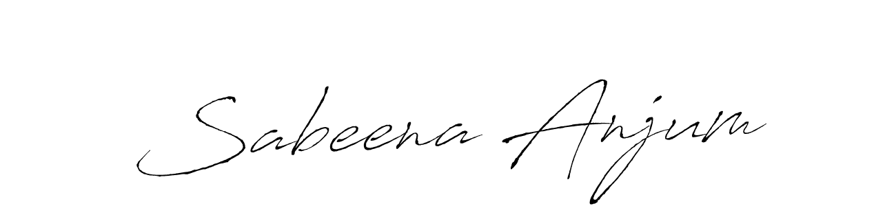 Also we have Sabeena Anjum name is the best signature style. Create professional handwritten signature collection using Antro_Vectra autograph style. Sabeena Anjum signature style 6 images and pictures png