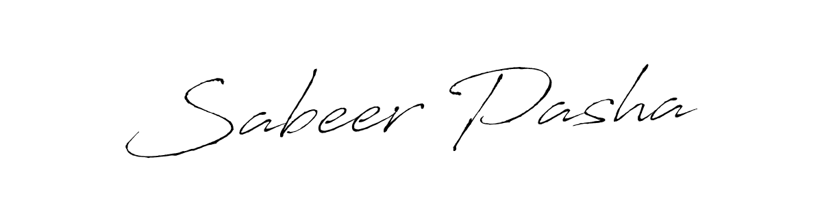 Use a signature maker to create a handwritten signature online. With this signature software, you can design (Antro_Vectra) your own signature for name Sabeer Pasha. Sabeer Pasha signature style 6 images and pictures png