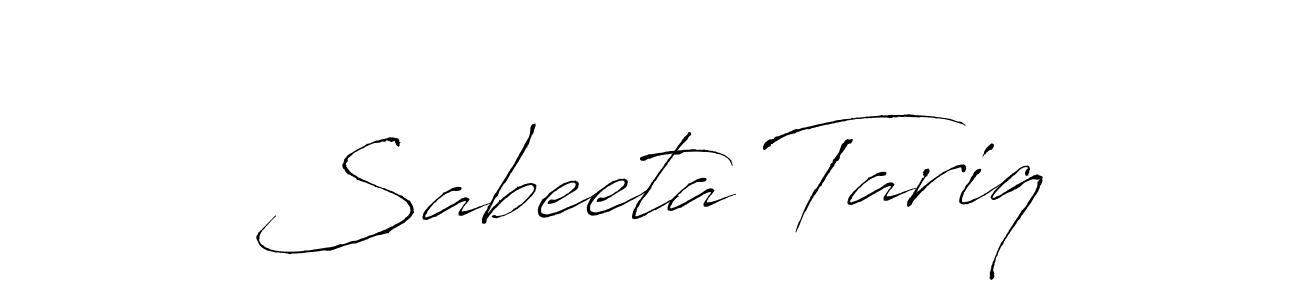 The best way (Antro_Vectra) to make a short signature is to pick only two or three words in your name. The name Sabeeta Tariq include a total of six letters. For converting this name. Sabeeta Tariq signature style 6 images and pictures png