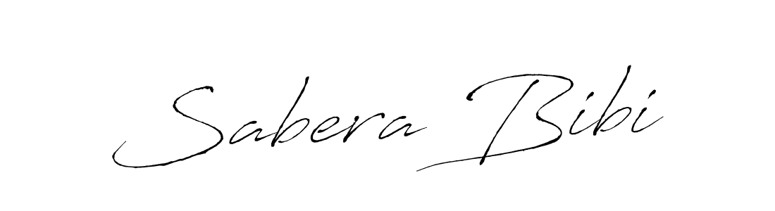 Make a beautiful signature design for name Sabera Bibi. With this signature (Antro_Vectra) style, you can create a handwritten signature for free. Sabera Bibi signature style 6 images and pictures png