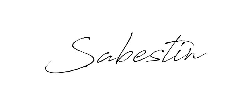 How to make Sabestin name signature. Use Antro_Vectra style for creating short signs online. This is the latest handwritten sign. Sabestin signature style 6 images and pictures png