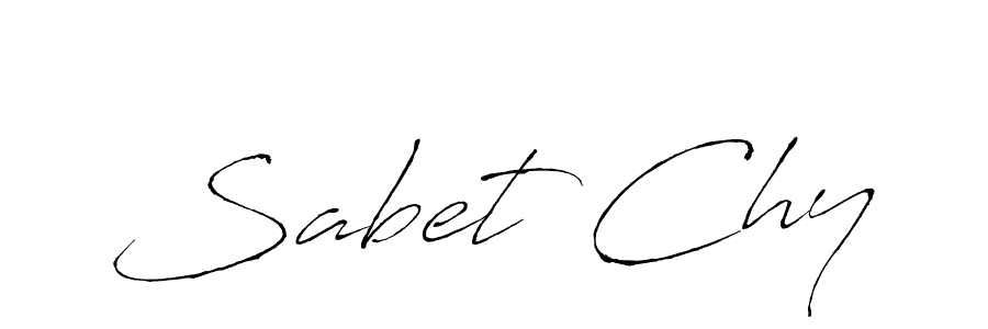 Sabet Chy stylish signature style. Best Handwritten Sign (Antro_Vectra) for my name. Handwritten Signature Collection Ideas for my name Sabet Chy. Sabet Chy signature style 6 images and pictures png