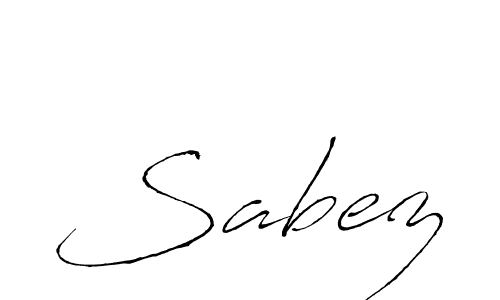 Use a signature maker to create a handwritten signature online. With this signature software, you can design (Antro_Vectra) your own signature for name Sabez. Sabez signature style 6 images and pictures png