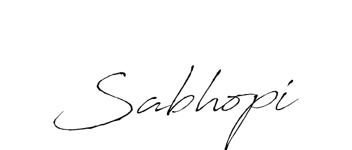 Also we have Sabhopi name is the best signature style. Create professional handwritten signature collection using Antro_Vectra autograph style. Sabhopi signature style 6 images and pictures png