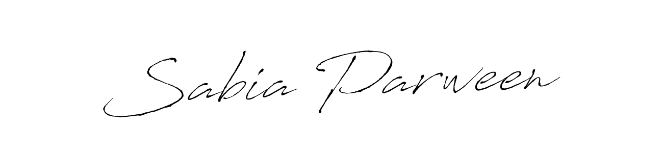 Sabia Parween stylish signature style. Best Handwritten Sign (Antro_Vectra) for my name. Handwritten Signature Collection Ideas for my name Sabia Parween. Sabia Parween signature style 6 images and pictures png