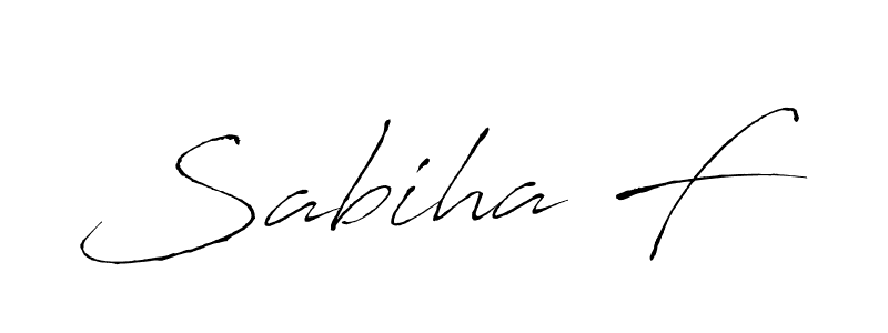 It looks lik you need a new signature style for name Sabiha F. Design unique handwritten (Antro_Vectra) signature with our free signature maker in just a few clicks. Sabiha F signature style 6 images and pictures png