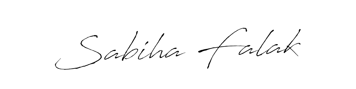 Also we have Sabiha Falak name is the best signature style. Create professional handwritten signature collection using Antro_Vectra autograph style. Sabiha Falak signature style 6 images and pictures png