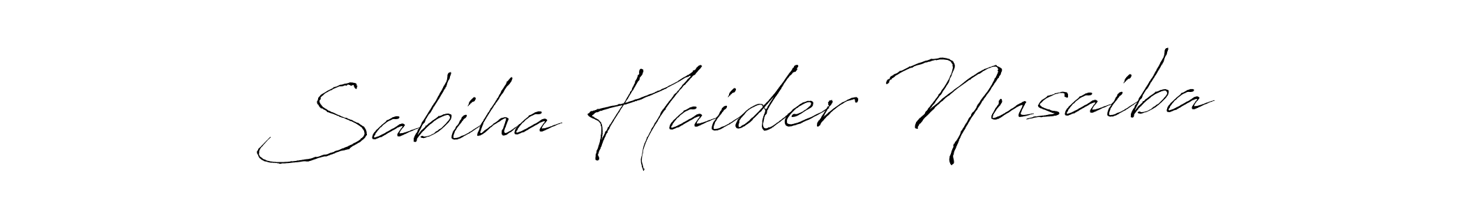 You should practise on your own different ways (Antro_Vectra) to write your name (Sabiha Haider Nusaiba) in signature. don't let someone else do it for you. Sabiha Haider Nusaiba signature style 6 images and pictures png