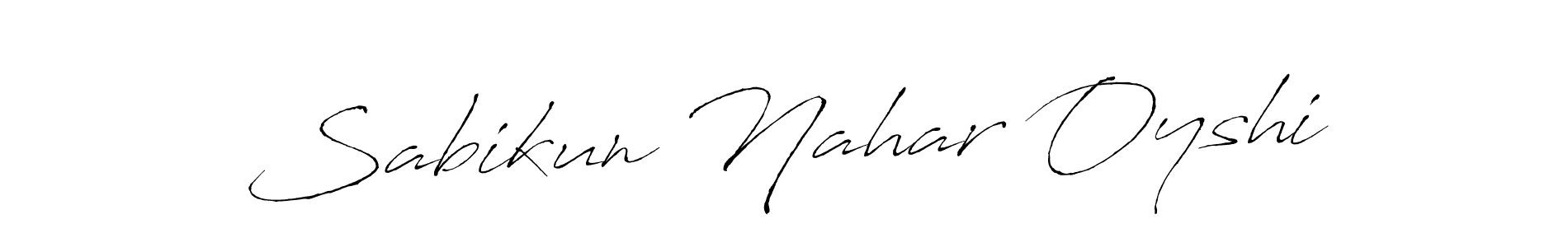 Once you've used our free online signature maker to create your best signature Antro_Vectra style, it's time to enjoy all of the benefits that Sabikun Nahar Oyshi name signing documents. Sabikun Nahar Oyshi signature style 6 images and pictures png