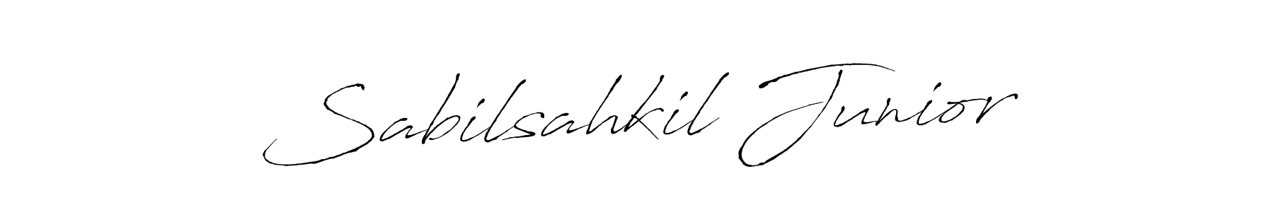 How to Draw Sabilsahkil Junior signature style? Antro_Vectra is a latest design signature styles for name Sabilsahkil Junior. Sabilsahkil Junior signature style 6 images and pictures png