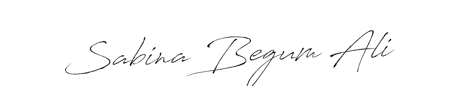 How to make Sabina Begum Ali signature? Antro_Vectra is a professional autograph style. Create handwritten signature for Sabina Begum Ali name. Sabina Begum Ali signature style 6 images and pictures png