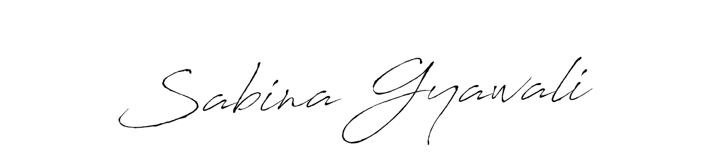 This is the best signature style for the Sabina Gyawali name. Also you like these signature font (Antro_Vectra). Mix name signature. Sabina Gyawali signature style 6 images and pictures png