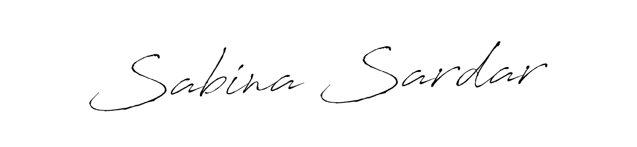 Make a beautiful signature design for name Sabina Sardar. With this signature (Antro_Vectra) style, you can create a handwritten signature for free. Sabina Sardar signature style 6 images and pictures png