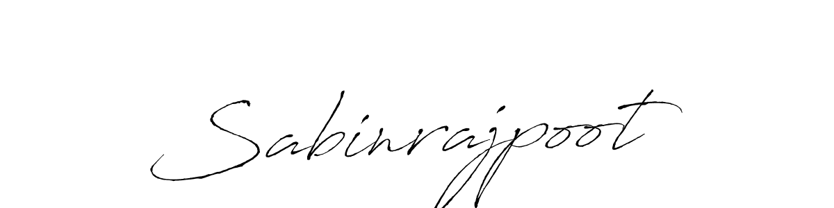 Make a beautiful signature design for name Sabinrajpoot. With this signature (Antro_Vectra) style, you can create a handwritten signature for free. Sabinrajpoot signature style 6 images and pictures png