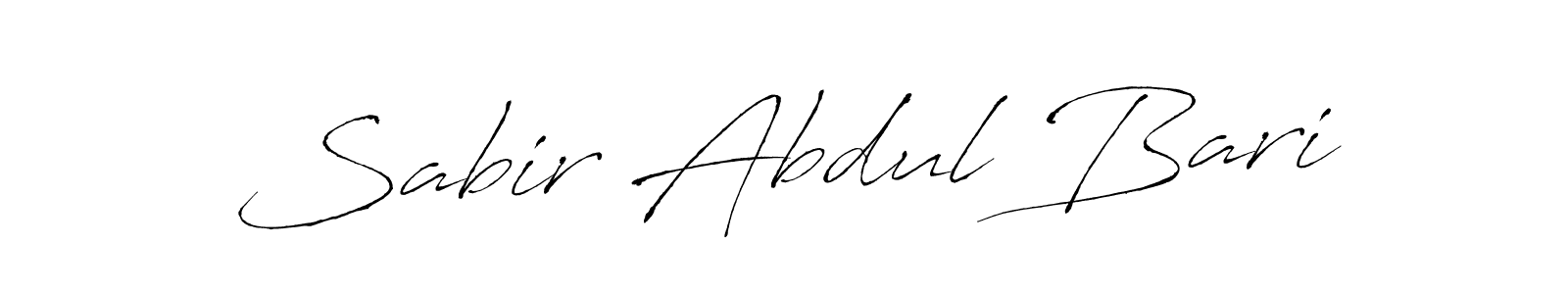 Also we have Sabir Abdul Bari name is the best signature style. Create professional handwritten signature collection using Antro_Vectra autograph style. Sabir Abdul Bari signature style 6 images and pictures png