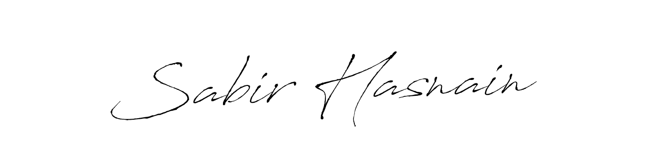 You should practise on your own different ways (Antro_Vectra) to write your name (Sabir Hasnain) in signature. don't let someone else do it for you. Sabir Hasnain signature style 6 images and pictures png