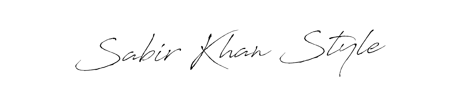 Antro_Vectra is a professional signature style that is perfect for those who want to add a touch of class to their signature. It is also a great choice for those who want to make their signature more unique. Get Sabir Khan Style name to fancy signature for free. Sabir Khan Style signature style 6 images and pictures png