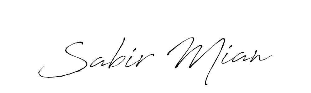 Create a beautiful signature design for name Sabir Mian. With this signature (Antro_Vectra) fonts, you can make a handwritten signature for free. Sabir Mian signature style 6 images and pictures png