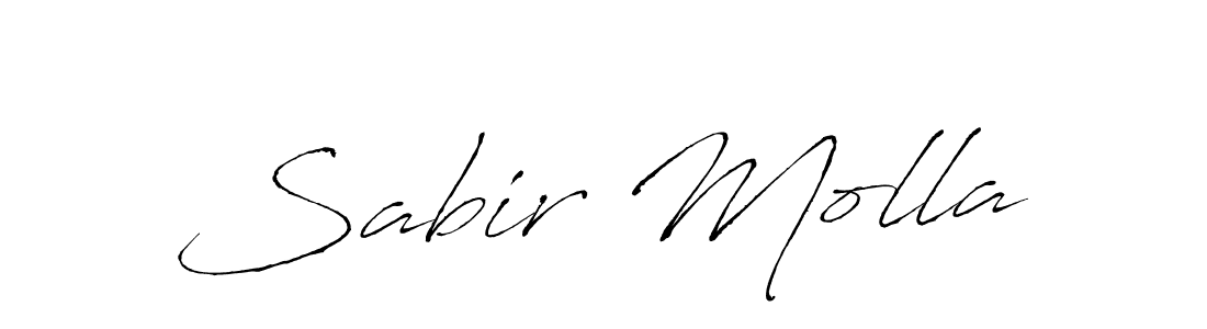 Design your own signature with our free online signature maker. With this signature software, you can create a handwritten (Antro_Vectra) signature for name Sabir Molla. Sabir Molla signature style 6 images and pictures png