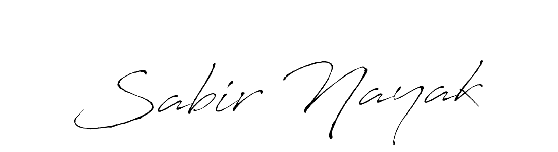 Create a beautiful signature design for name Sabir Nayak. With this signature (Antro_Vectra) fonts, you can make a handwritten signature for free. Sabir Nayak signature style 6 images and pictures png