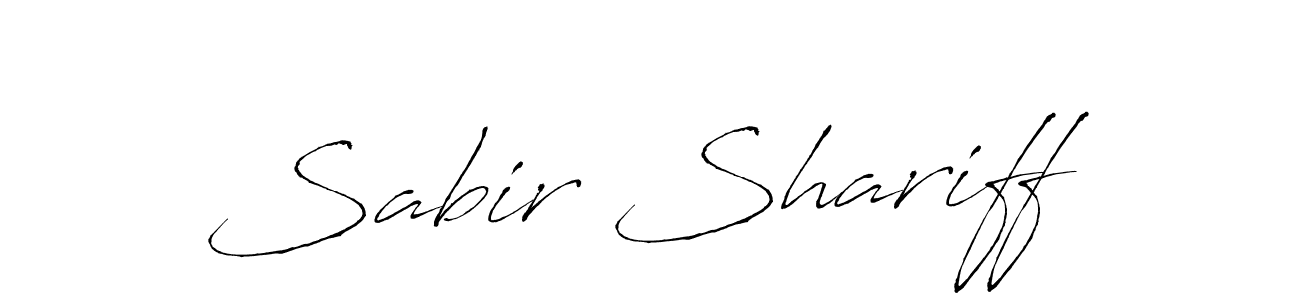 You should practise on your own different ways (Antro_Vectra) to write your name (Sabir Shariff) in signature. don't let someone else do it for you. Sabir Shariff signature style 6 images and pictures png