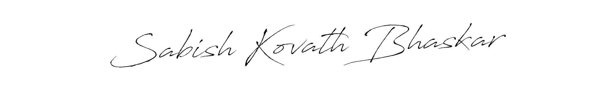 Create a beautiful signature design for name Sabish Kovath Bhaskar. With this signature (Antro_Vectra) fonts, you can make a handwritten signature for free. Sabish Kovath Bhaskar signature style 6 images and pictures png