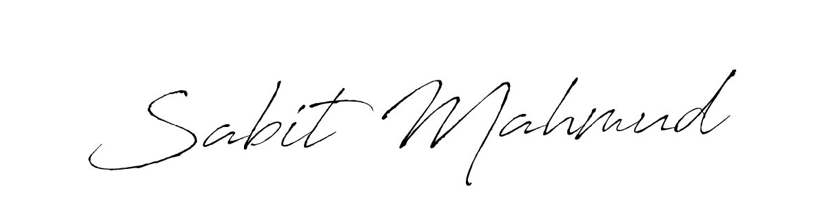 How to make Sabit Mahmud name signature. Use Antro_Vectra style for creating short signs online. This is the latest handwritten sign. Sabit Mahmud signature style 6 images and pictures png