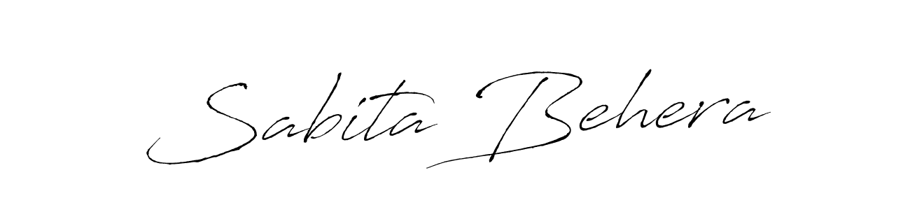Make a beautiful signature design for name Sabita Behera. Use this online signature maker to create a handwritten signature for free. Sabita Behera signature style 6 images and pictures png