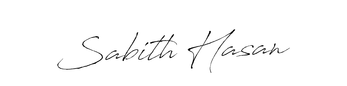 Create a beautiful signature design for name Sabith Hasan. With this signature (Antro_Vectra) fonts, you can make a handwritten signature for free. Sabith Hasan signature style 6 images and pictures png