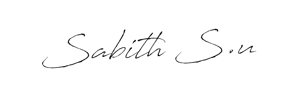 This is the best signature style for the Sabith S.u name. Also you like these signature font (Antro_Vectra). Mix name signature. Sabith S.u signature style 6 images and pictures png