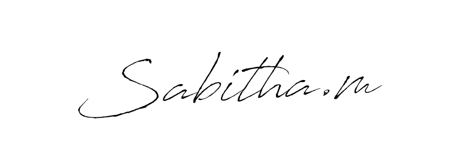 Make a beautiful signature design for name Sabitha.m. Use this online signature maker to create a handwritten signature for free. Sabitha.m signature style 6 images and pictures png