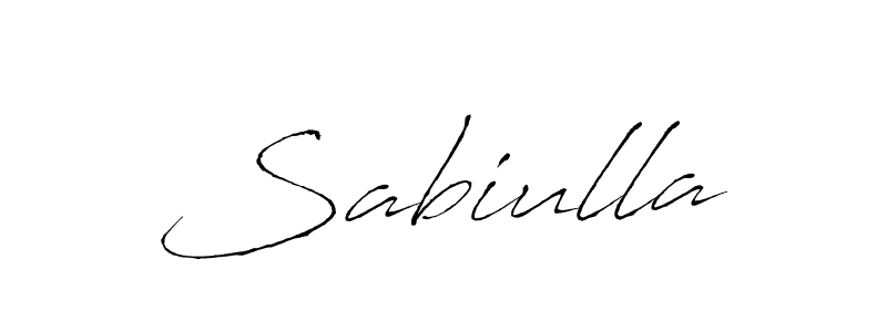 How to make Sabiulla name signature. Use Antro_Vectra style for creating short signs online. This is the latest handwritten sign. Sabiulla signature style 6 images and pictures png