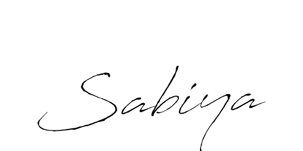 Design your own signature with our free online signature maker. With this signature software, you can create a handwritten (Antro_Vectra) signature for name Sabiya. Sabiya signature style 6 images and pictures png