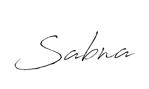 How to make Sabna signature? Antro_Vectra is a professional autograph style. Create handwritten signature for Sabna name. Sabna signature style 6 images and pictures png