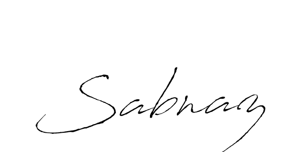 Create a beautiful signature design for name Sabnaz. With this signature (Antro_Vectra) fonts, you can make a handwritten signature for free. Sabnaz signature style 6 images and pictures png