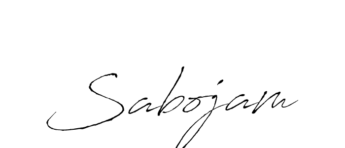 Use a signature maker to create a handwritten signature online. With this signature software, you can design (Antro_Vectra) your own signature for name Sabojam. Sabojam signature style 6 images and pictures png