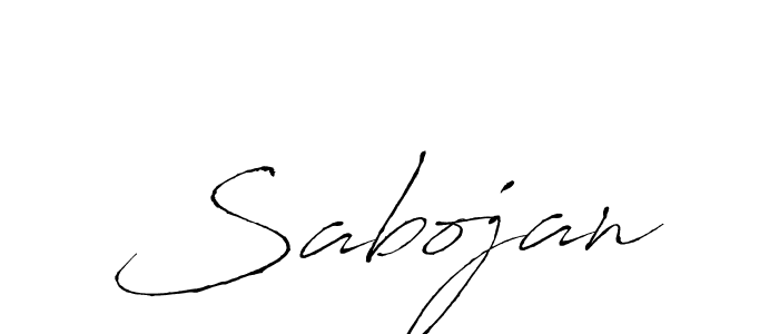 Design your own signature with our free online signature maker. With this signature software, you can create a handwritten (Antro_Vectra) signature for name Sabojan. Sabojan signature style 6 images and pictures png