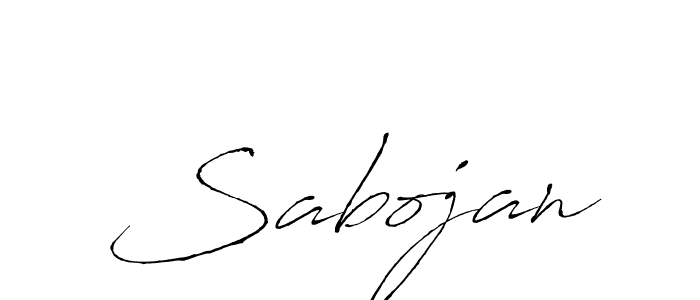 Design your own signature with our free online signature maker. With this signature software, you can create a handwritten (Antro_Vectra) signature for name Sabojan. Sabojan signature style 6 images and pictures png